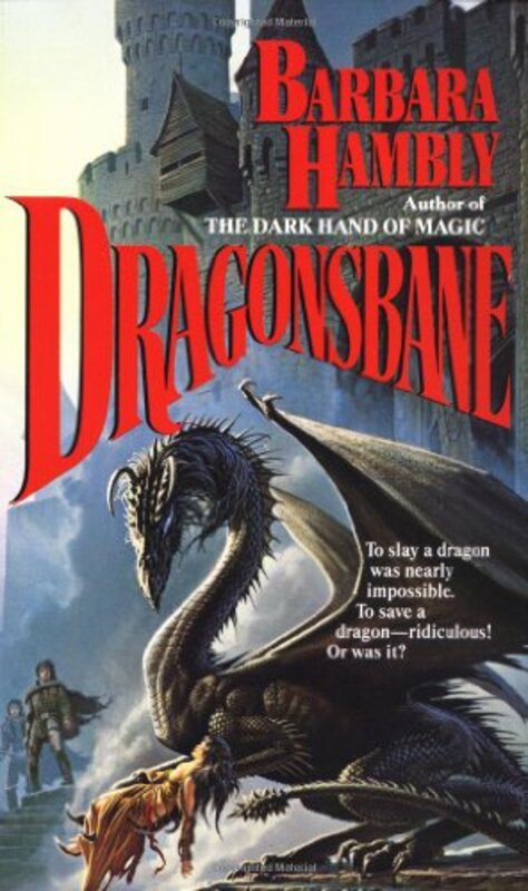 Book cover for "Dragonsbane" by Barbara Hambly