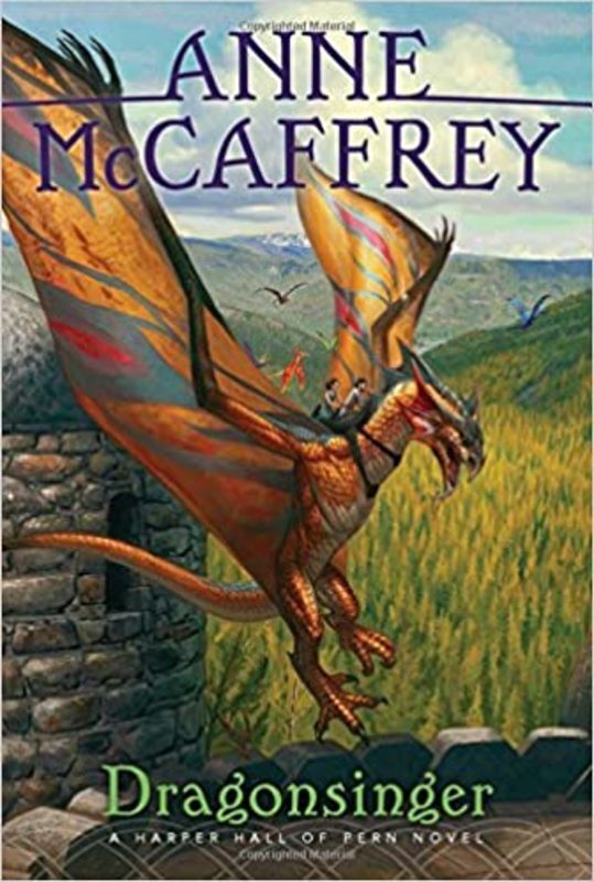 Book cover for "Dragonsinger" by Anne McCaffrey