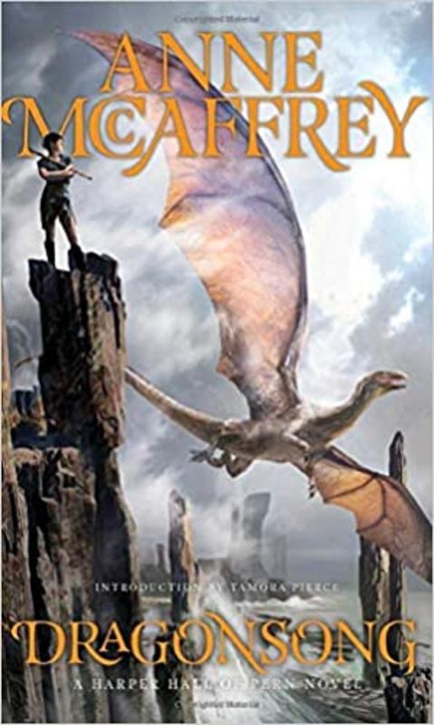Book cover for "Dragonsong" by Anne McCaffrey