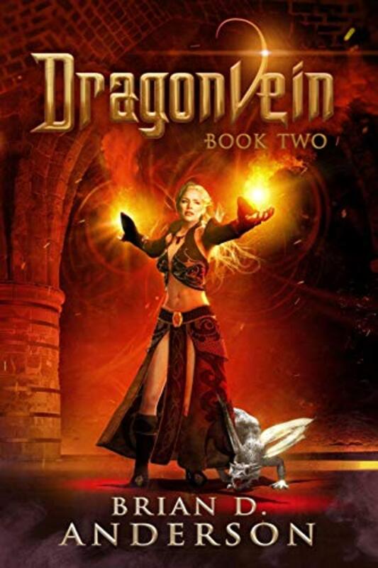 Book cover for "Dragonvein Book Two" by Brian D Anderson