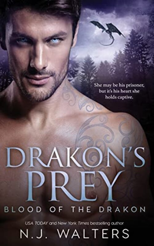 Book cover for "Drakon's Prey" by NJ Walters