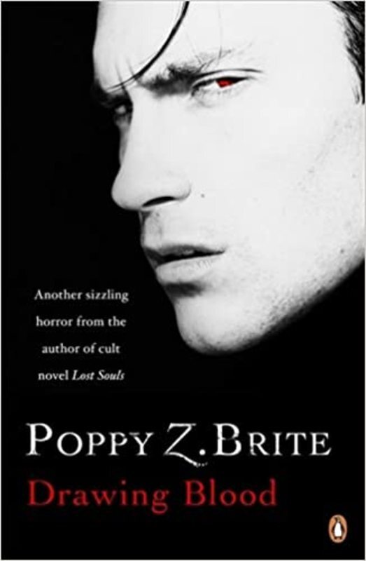Book cover for "Drawing Blood" by Poppy Z. Brite
