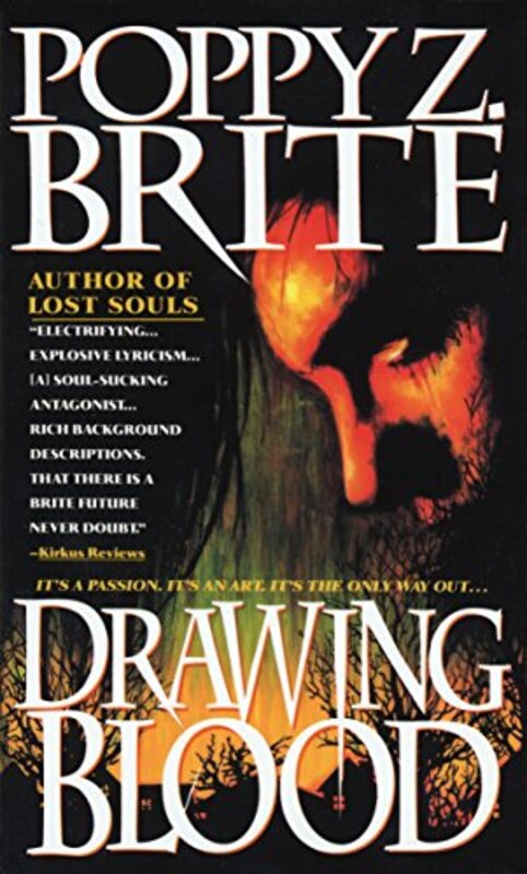 Book cover for "Drawing Blood" by Poppy Z Brite