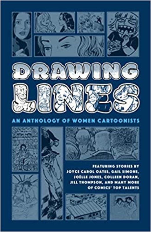 Book cover for "Drawing Lines" by Joyce Carol Oates