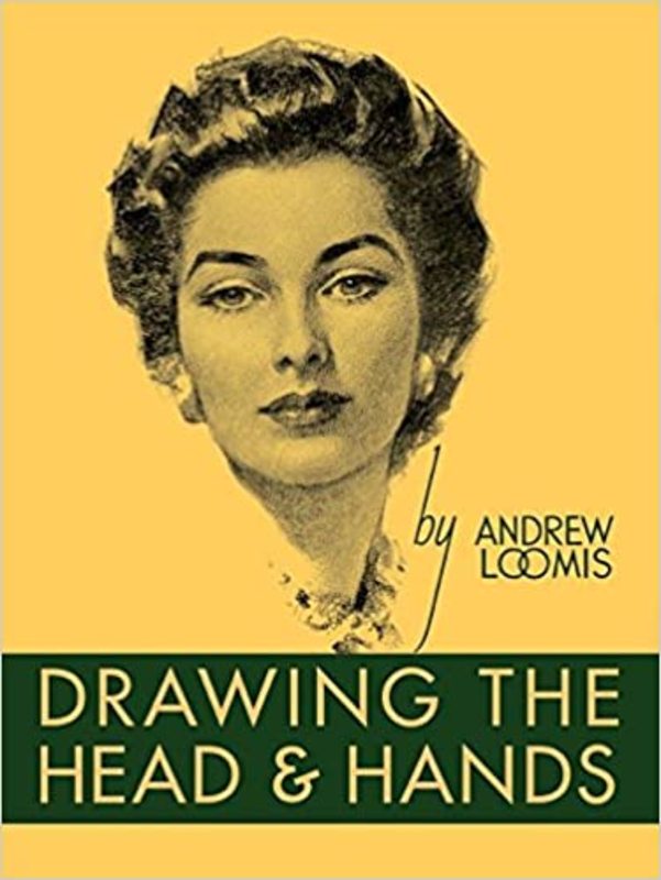 Book cover for "Drawing the Head and Hands" by Andrew Loomis