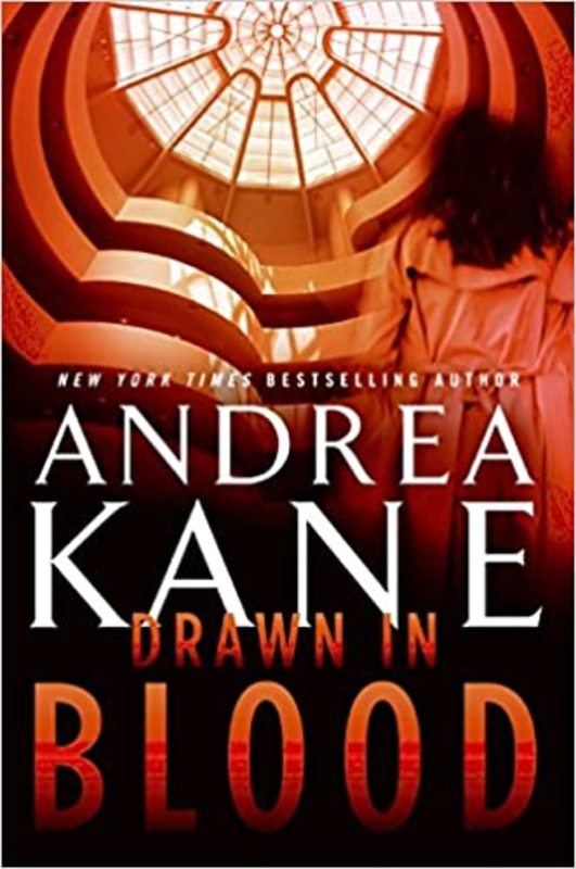 Book cover for "Drawn in Blood" by Andrea Kane