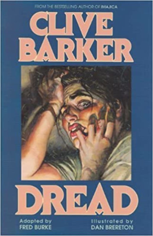 Book cover for "Dread" by Clive Barker