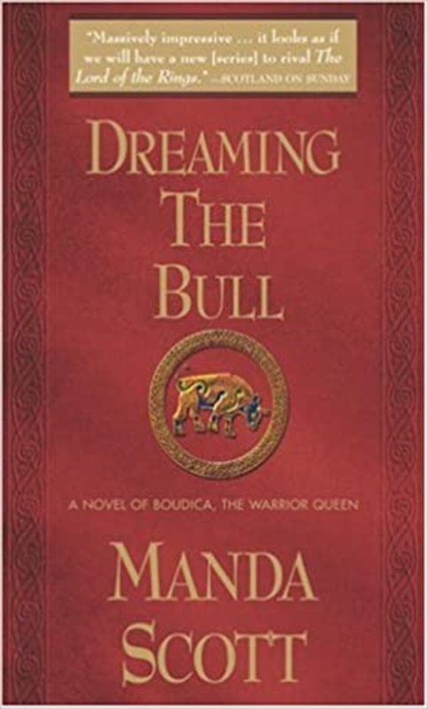 Book cover for "Dreaming the Bull" by Manda Scott