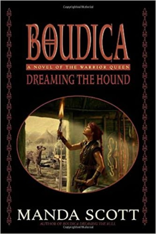 Book cover for "Dreaming the Hound" by Manda Scott