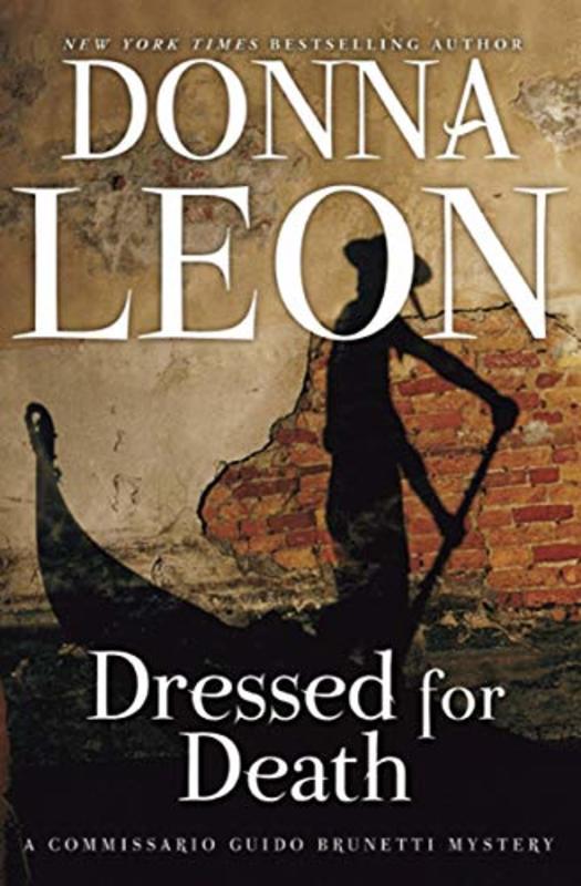 Book cover for "Dressed for Death" by Donna Leon