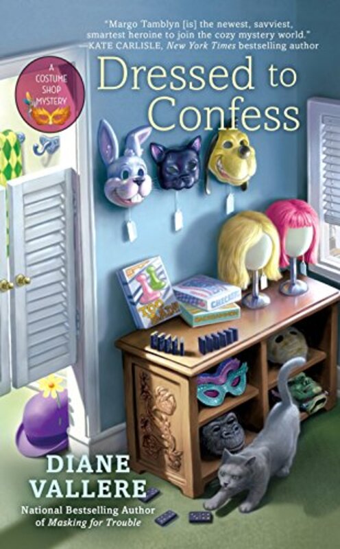 Book cover for "Dressed to Confess" by Diane Vallere
