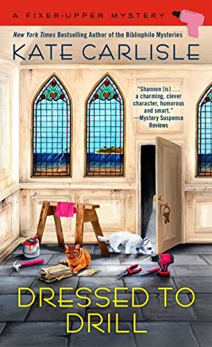 Book cover for "Dressed to Drill" by Kate Carlisle