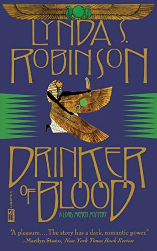 Book cover for "Drinker of Blood" by Lynda Suzanne Robinson