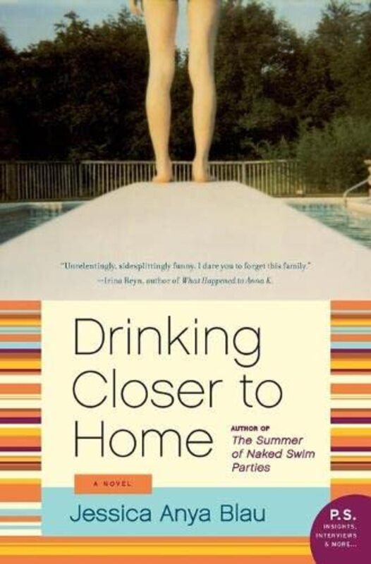 Book cover for "Drinking Closer to Home" by Jessica Anya Blau