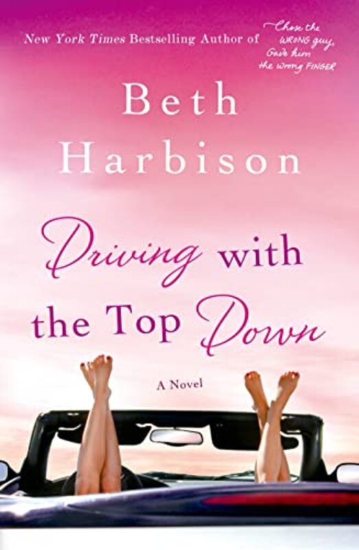 Book cover for "Driving with the Top Down" by Elizabeth Harbison