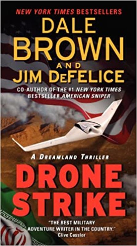 Book cover for "Drone Strike" by Dale Brown