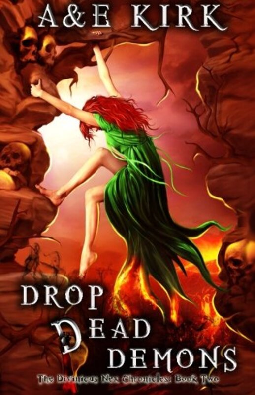 Book cover for "Drop Dead Demons" by A&E Kirk