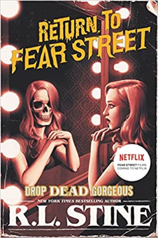 Book cover for "Drop Dead Gorgeous" by R.L. Stine
