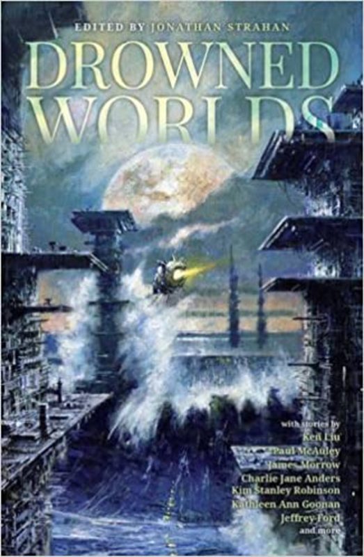 Book cover for "Drowned Worlds" by Kim Stanley Robinson