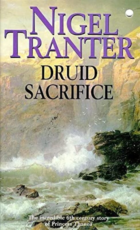 Book cover for "Druid Sacrifice" by Nigel Tranter