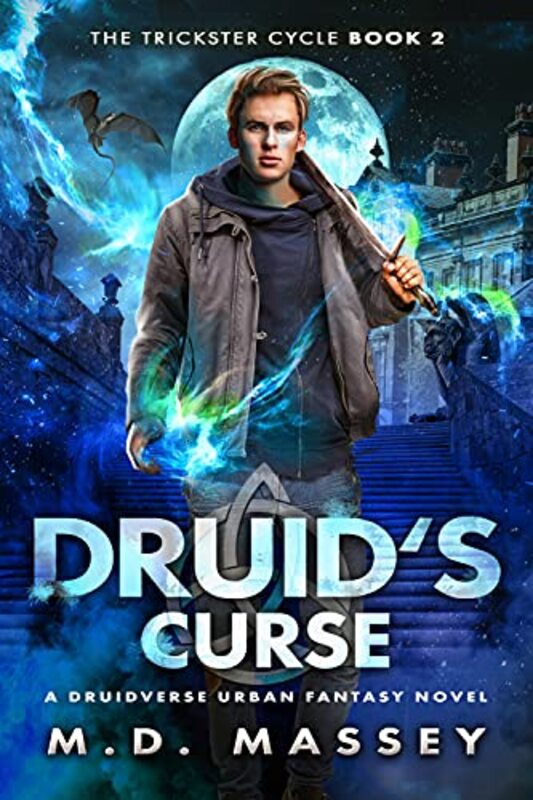Book cover for "Druid's Curse" by MD Massey