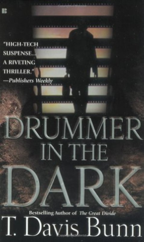 Book cover for "Drummer in the Dark" by T Davis Bunn