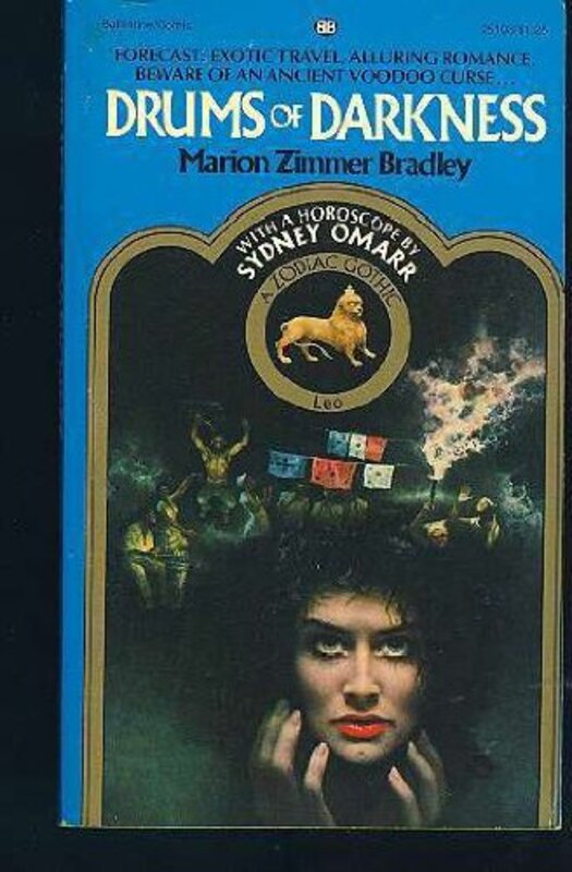 Book cover for "Drums of Darkness" by Marion Zimmer Bradley