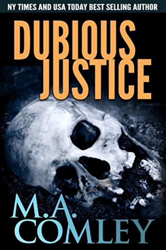 Book cover for "Dubious Justice" by MA Comley