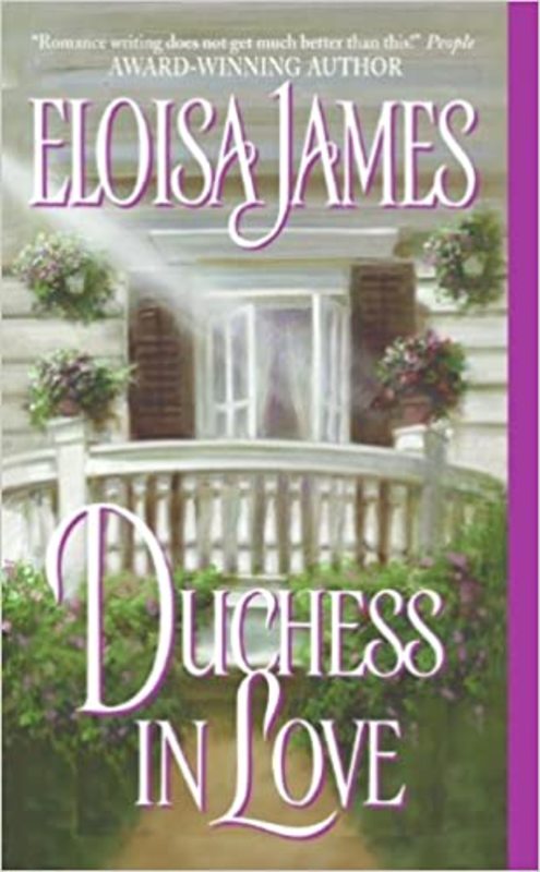 Book cover for "Duchess in Love" by Eloisa James