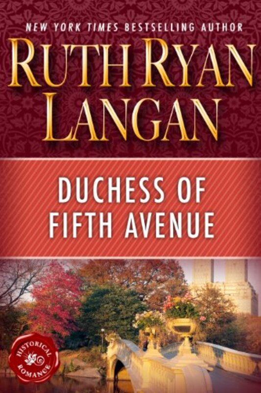 Book cover for "Duchess of Fifth Avenue" by Ruth Langan