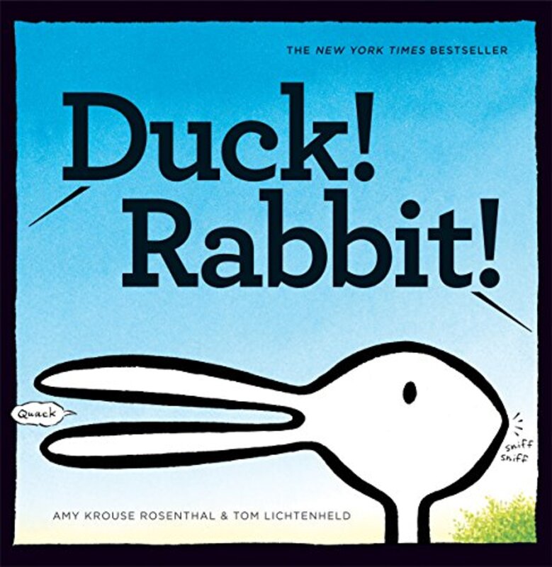 Book cover for "Duck! Rabbit!" by Amy Krouse Rosenthal