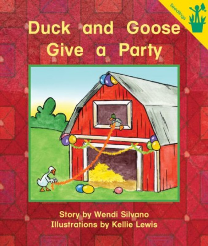 Book cover for "Duck and Goose Give a Party" by Wendi Silvano
