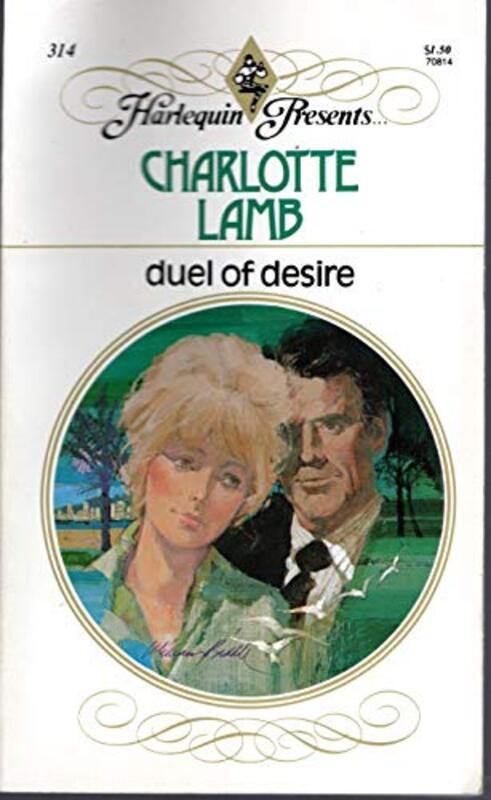 Book cover for "Duel of Desire" by Charlotte Lamb