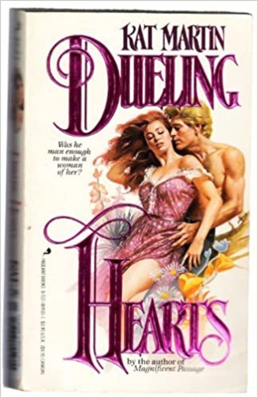Book cover for "Dueling Hearts" by Kat Martin