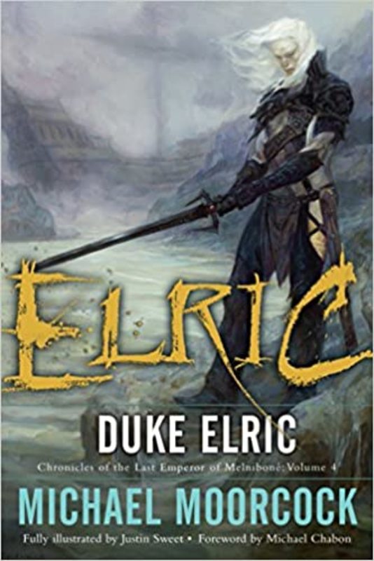 Book cover for "Duke Elric" by Michael Moorcock