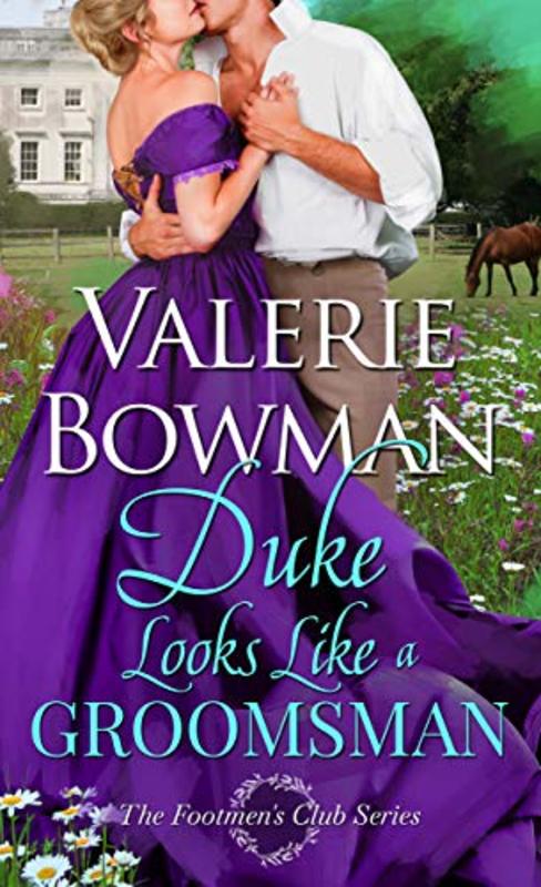 Book cover for "Duke Looks Like a Groomsman" by Valerie Bowman