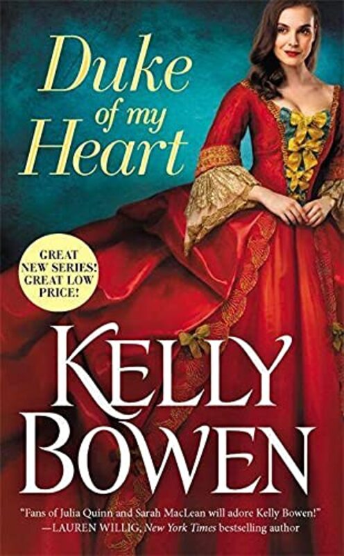Book cover for "Duke of My Heart" by Kelly Bowen