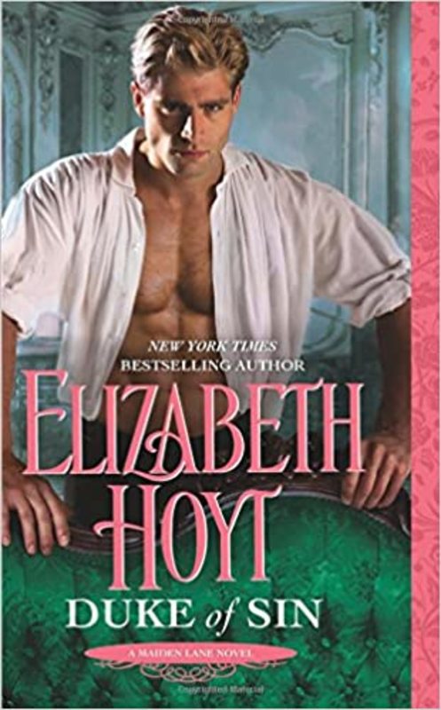 Book cover for "Duke of Sin" by Elizabeth Hoyt