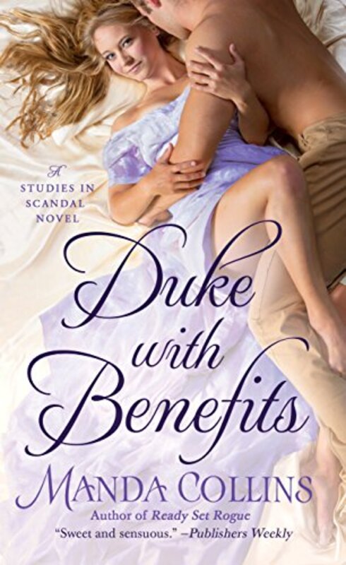 Book cover for "Duke with Benefits" by Manda Collins