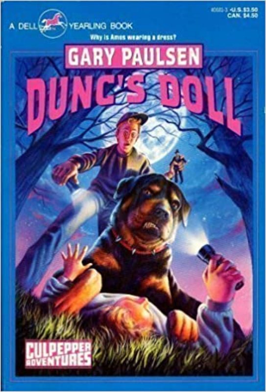 Book cover for "Dunc's Doll" by Gary Paulsen