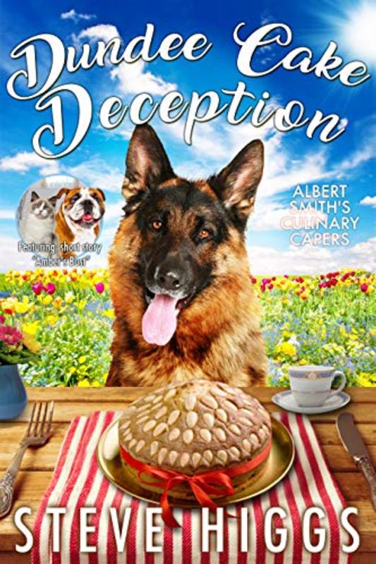 Book cover for "Dundee Cake Deception" by Steve Higgs