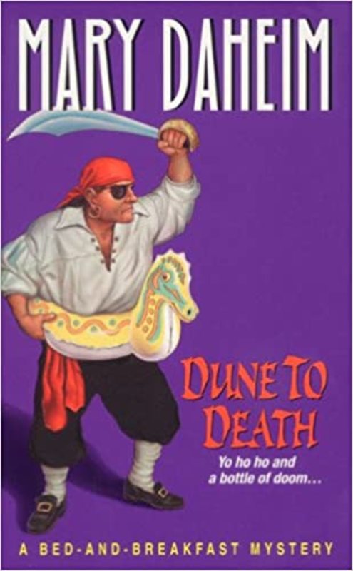 Book cover for "Dune to Death" by Mary Daheim