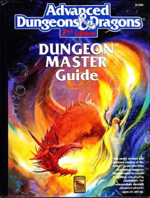 Book cover for "Dungeon Master's Guide" by Gary Gygax