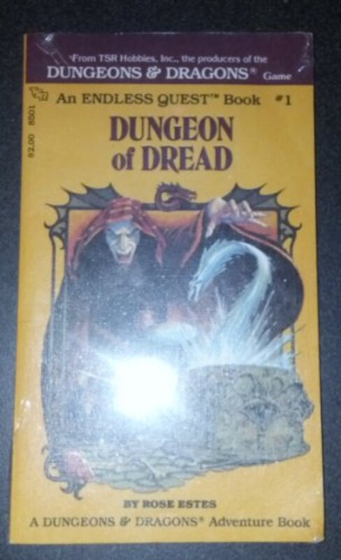 Book cover for "Dungeon of Dread" by Rose Estes