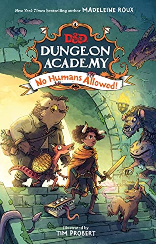 Book cover for "Dungeons and Dragons" by Madeleine Roux