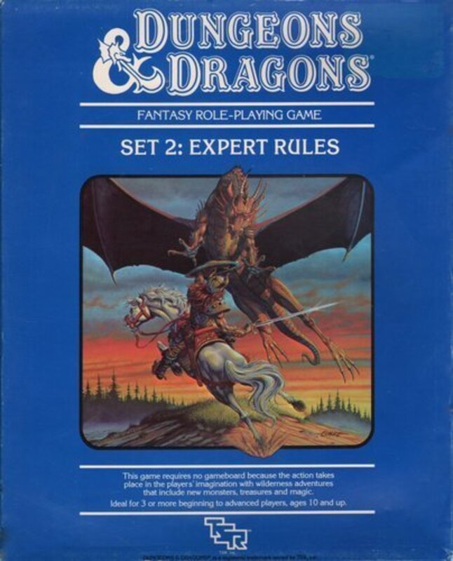 Book cover for "Dungeons and Dragons Fantasy Role Playing Game Set 2" by Gary Gygax