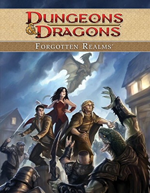 Book cover for "Dungeons and Dragons: Forgotten Realms" by Ed Greenwood