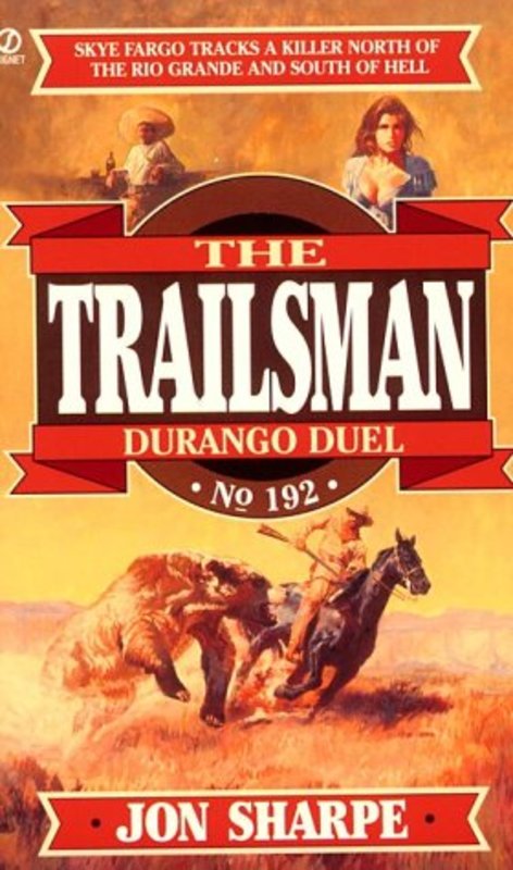 Book cover for "Durango Duel" by Jon Sharpe