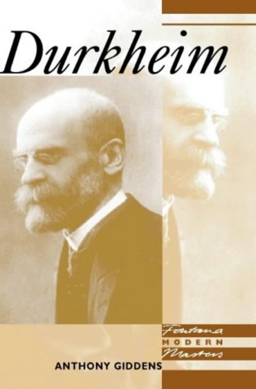 Book cover for "Durkheim" by Anthony Giddens