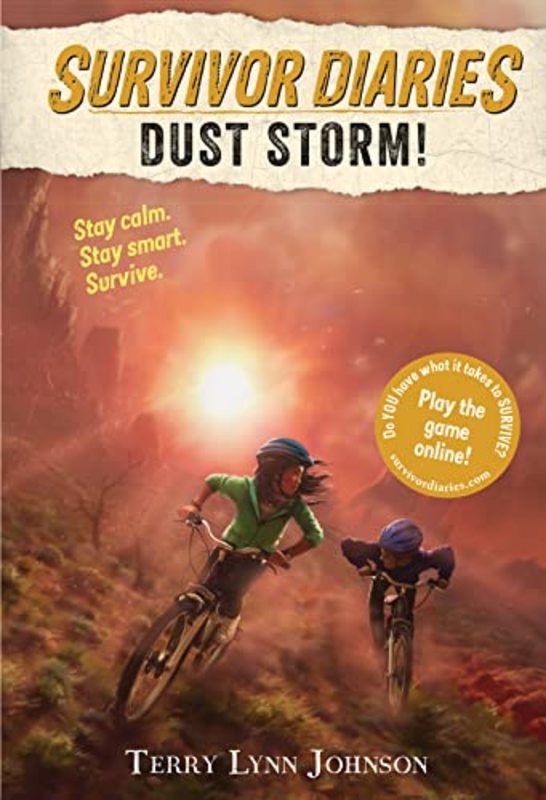 Book cover for "Dust Storm!" by Terry Lynn Johnson